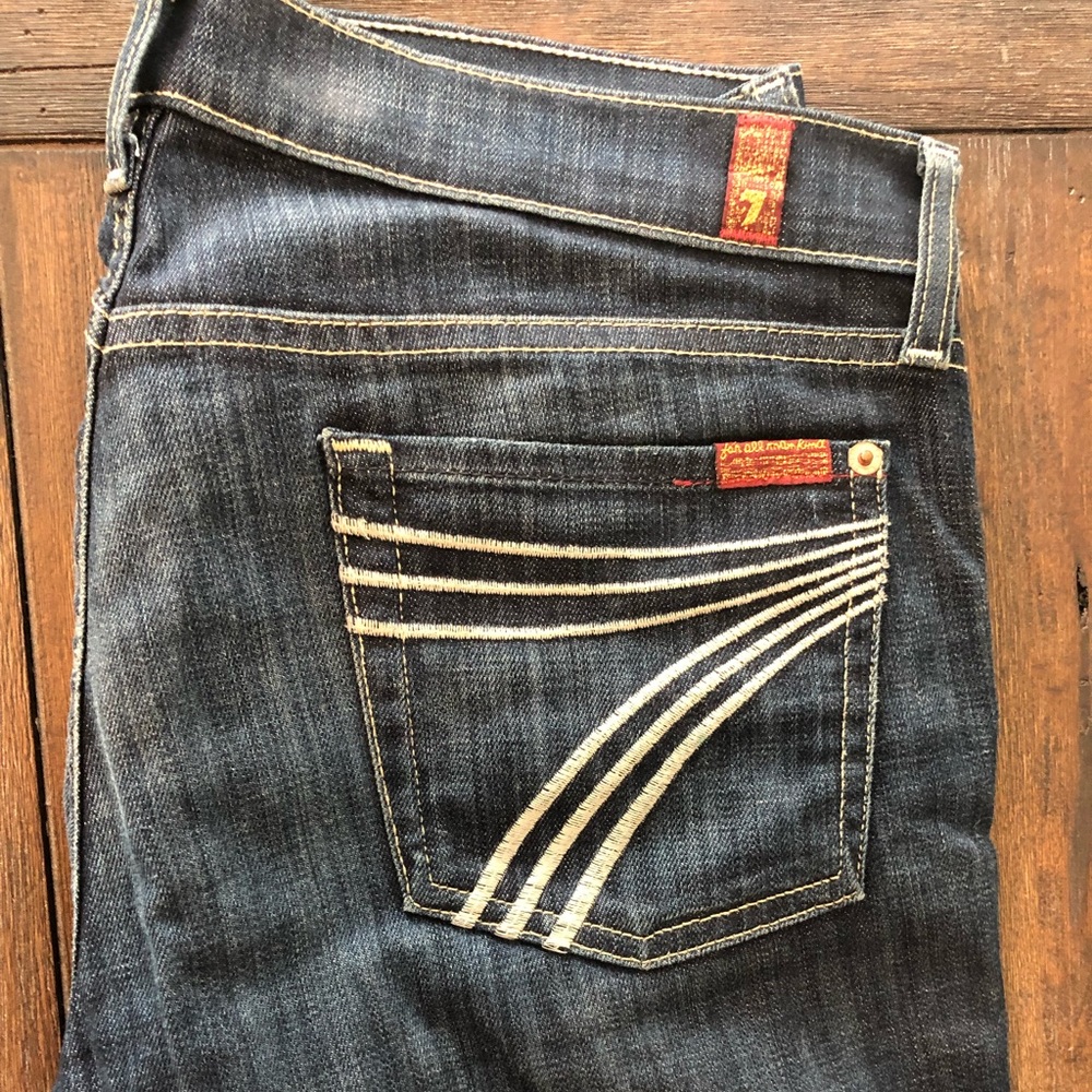 Like new 7  For All Mankind “Dojo” trouser jeans